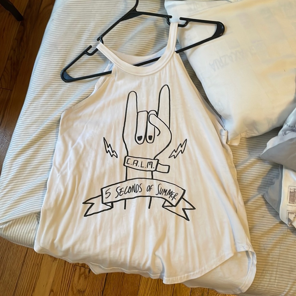 5 seconds of summer tank tops